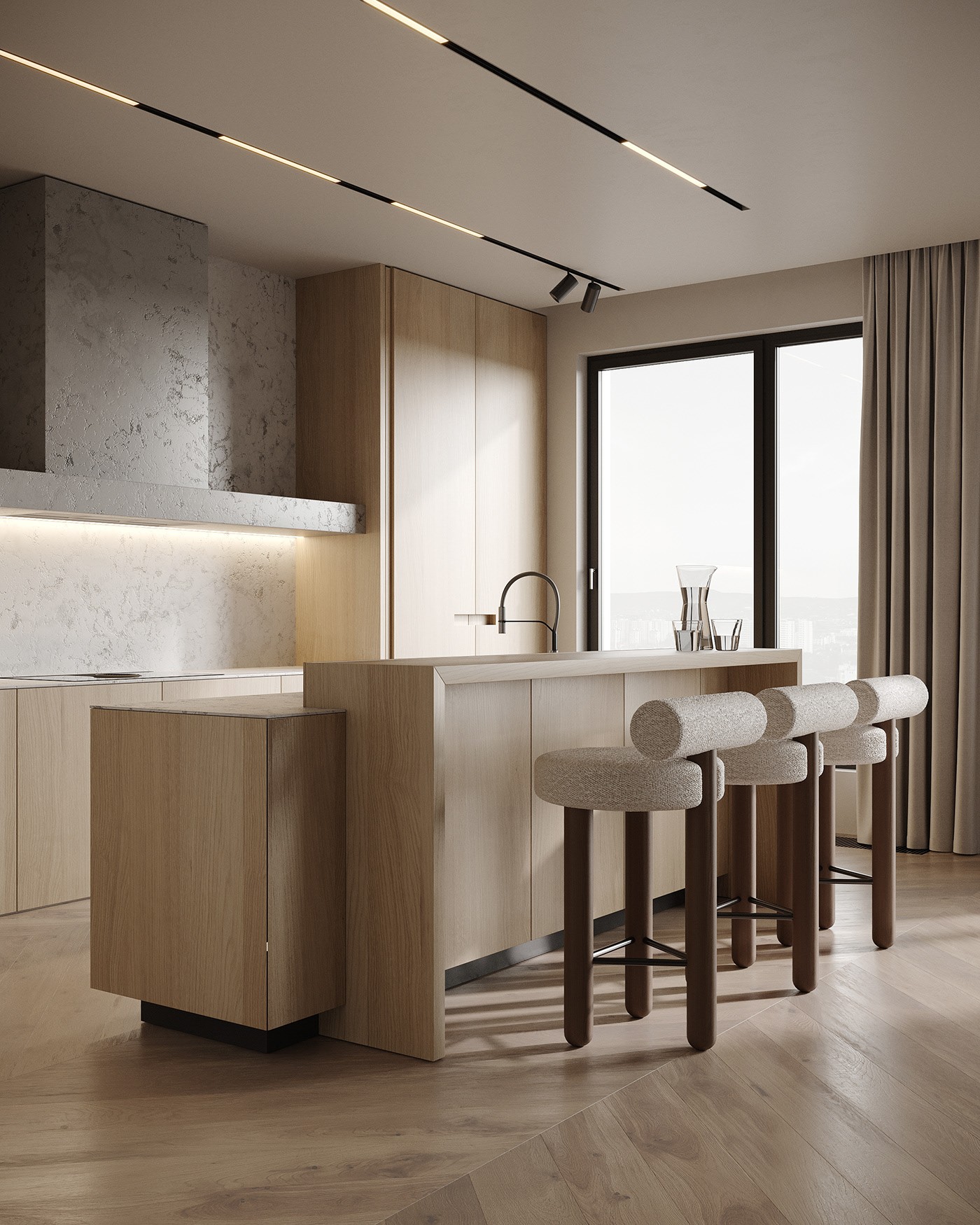 中性色系住宅设计 超精致！-11