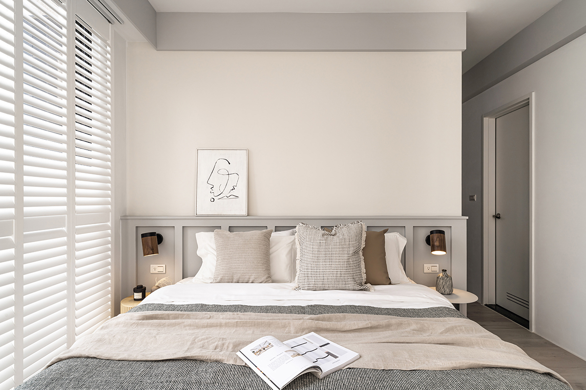 家装设计案例鉴赏——裸色轻熟简约质感居所-12