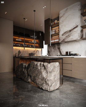 Kitchen · Interior Design（豪华厨房设计）丨阿联酋迪拜丨TAЯRAS DESIGN HOUSE