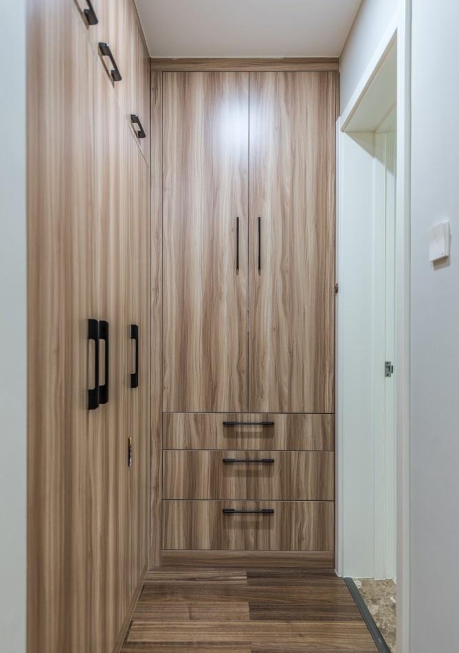 北欧混搭风 134㎡三居室,收纳与美观兼具-27