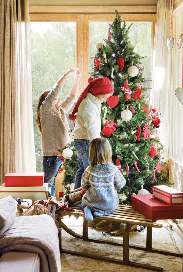 山中圣诞 | 木屋的节日艺术装饰-3