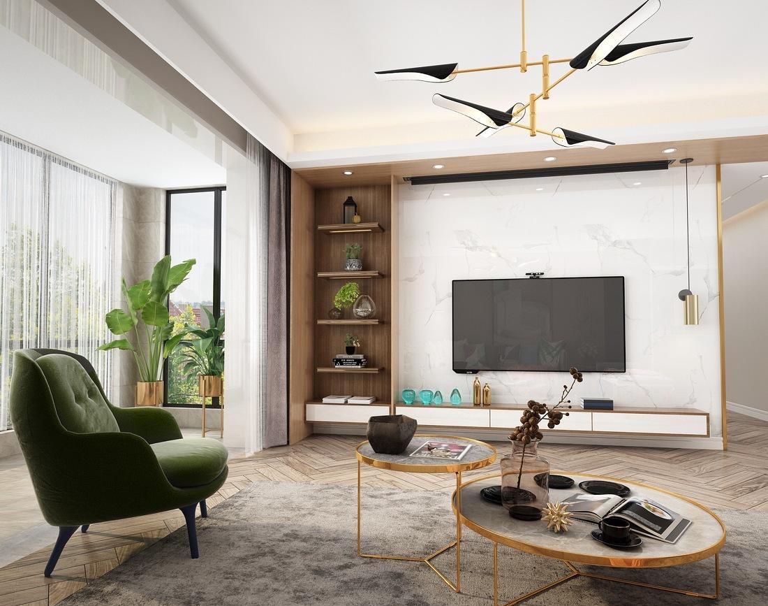 
尚晓明丨云端点墨设计 -145平/一米阳光 -1