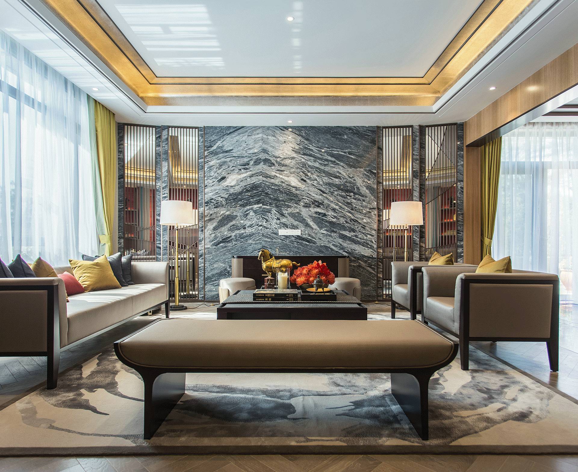 金茂•佛山绿岛湖项目示范区别墅样板房  PINKI品伊创意机构-12