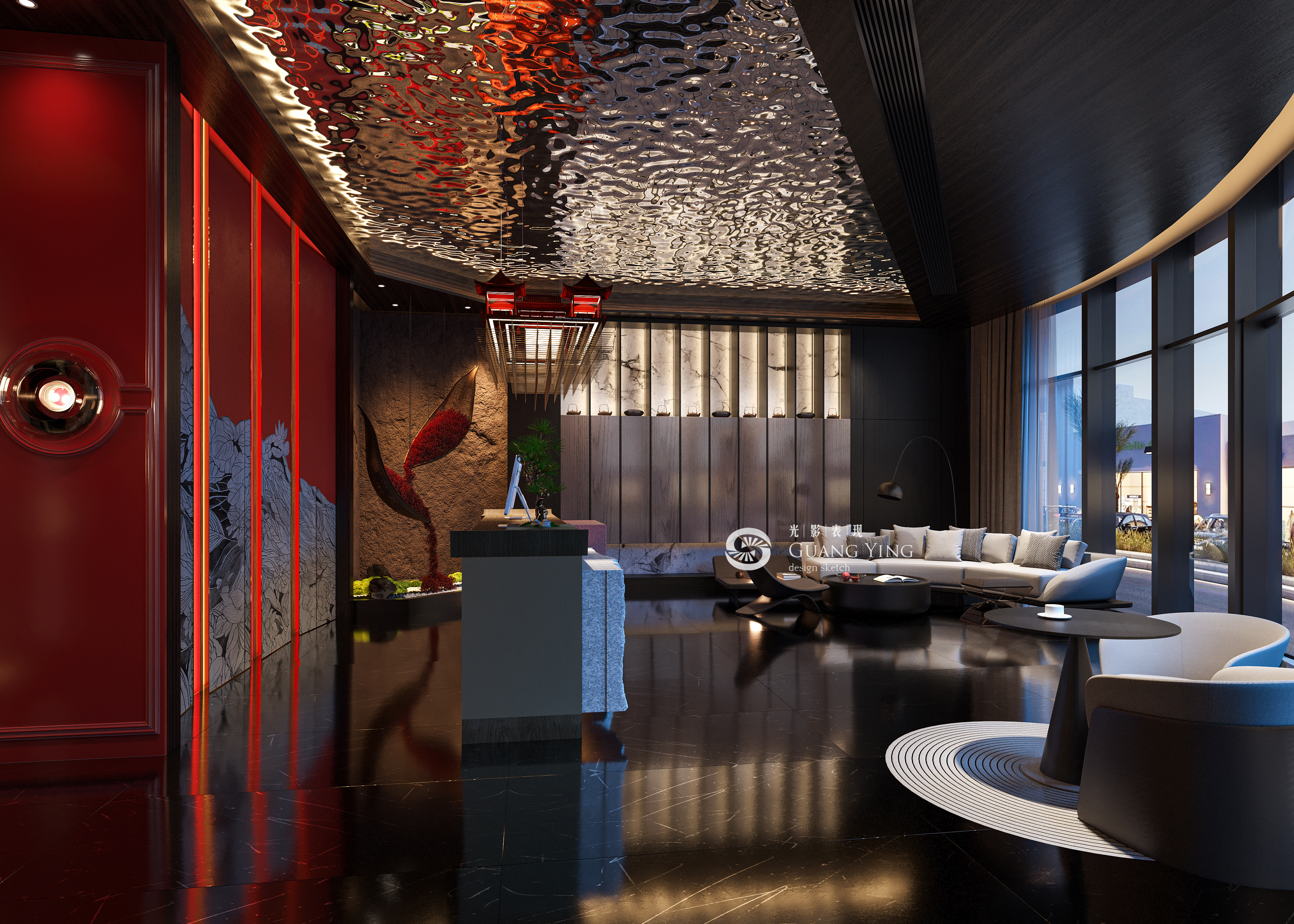 会所工装效果图-1