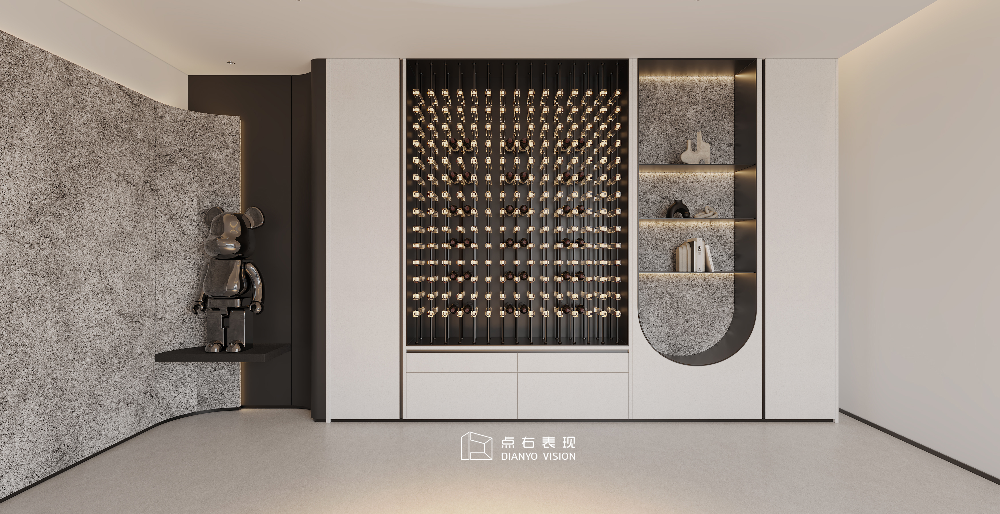 现代风格效果图丨点右效果图表现-22