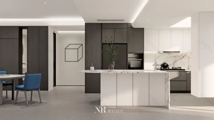 南京苏宁滨江壹号 238㎡轻奢江景大平层丨中国南京丨北岩设计-21