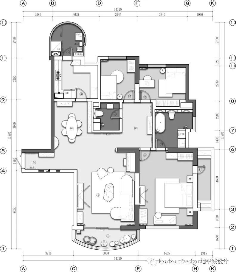 泰达国际会馆丨Horizon 地平线室内设计-11