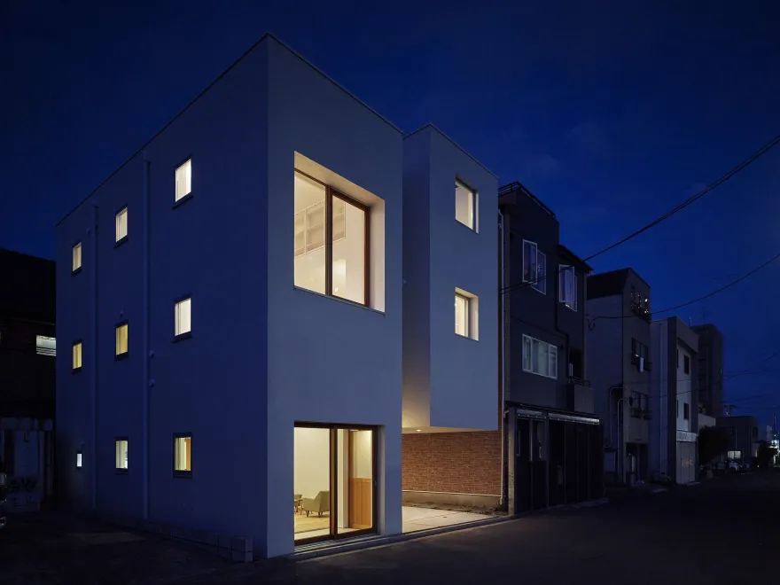 Sendai 山间“horizontal house”-10