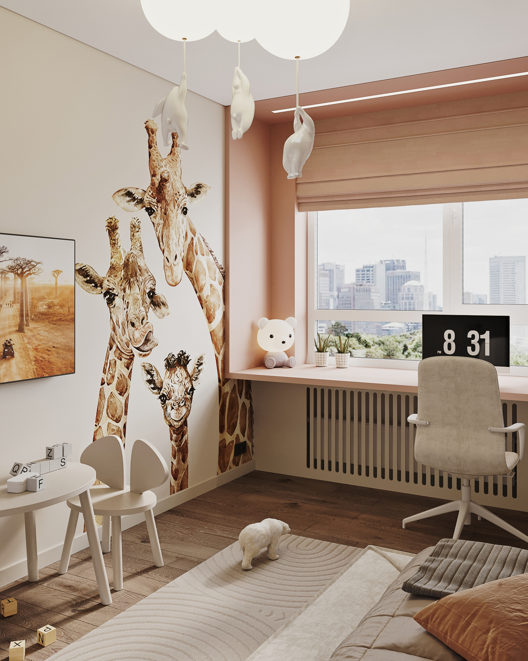 Contemporary Flat Design for Young Family-34