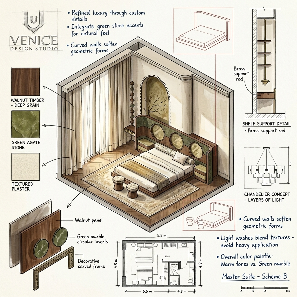 主卧室设计丨Mohammed Yossef-17