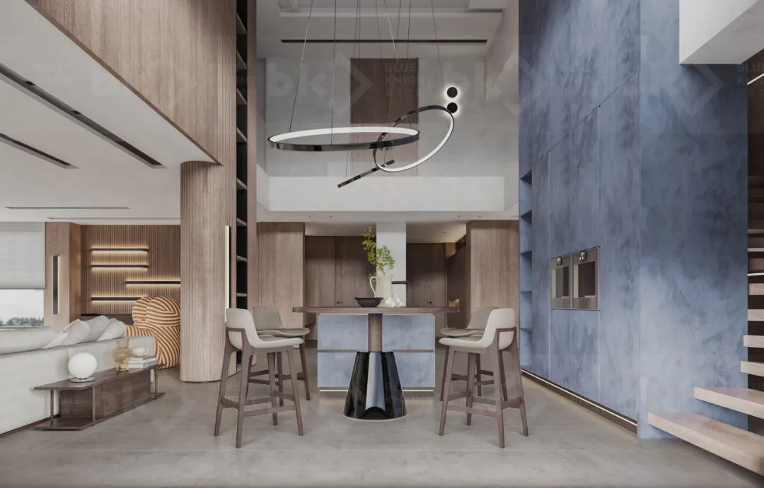 城市中心的山水秘境·金鸡湖复式别墅全案设计丨中国苏州丨bk蓝骑士建筑设计事务所-88