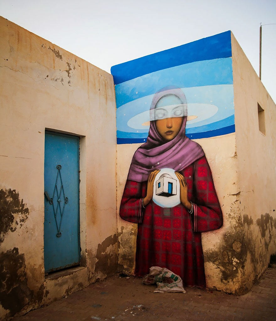 法国街头艺术家让建筑焕发新生命-30