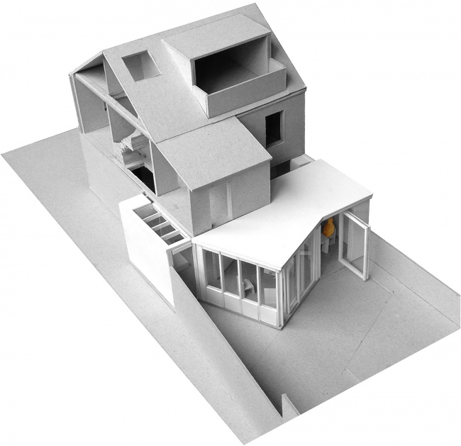 多代居住宅的花园凉亭设计-41