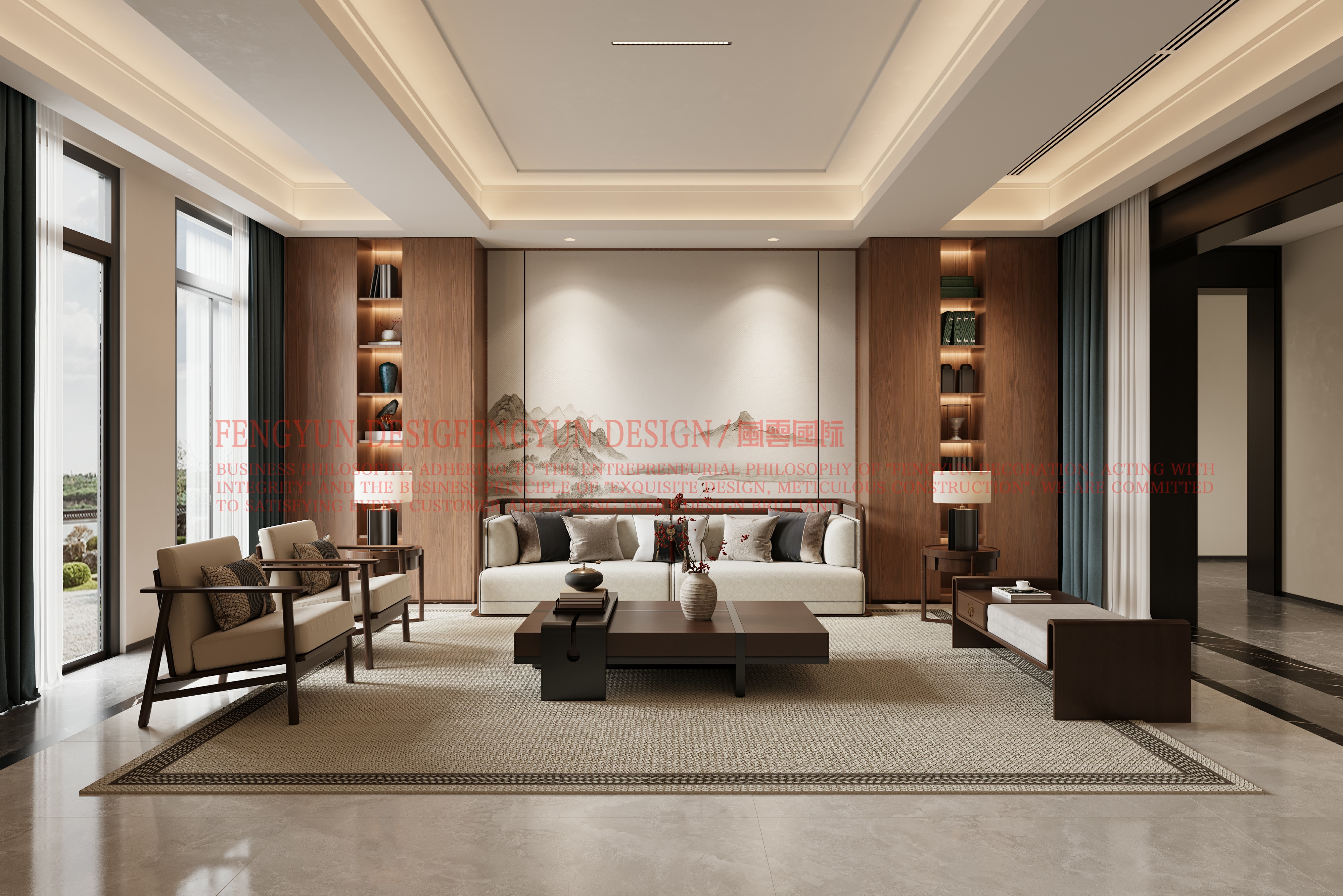 杭州·绿城蓝庭伍重院等多个项目丨中国山西丨杭州风云装饰设计工程有限公司（风云国际设计）-2