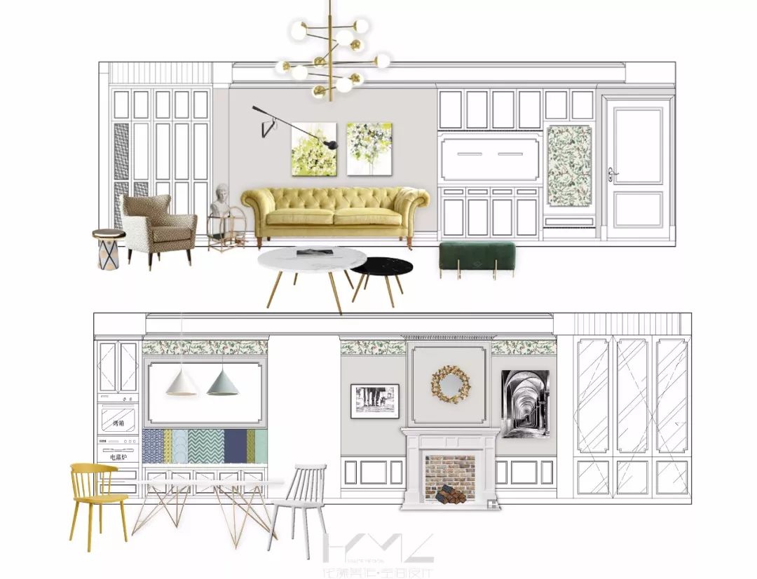 南京新城香悦澜山 124 平米美式田园风设计,温馨雅致-13