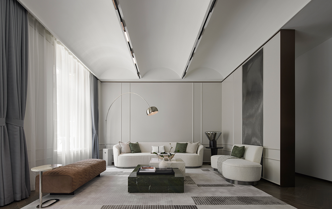 353㎡简奢豪宅丨岳蒙设计-13