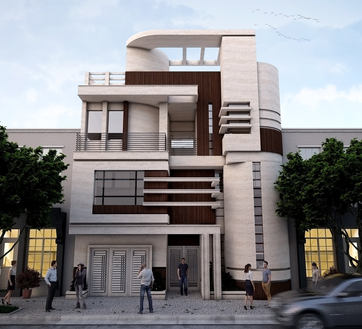 Mostafa Shahbazian & Partners 打造 5000-10000 平方英尺私人住宅-1