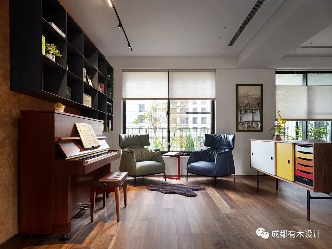 现代原木感混搭居所丨大墨-48