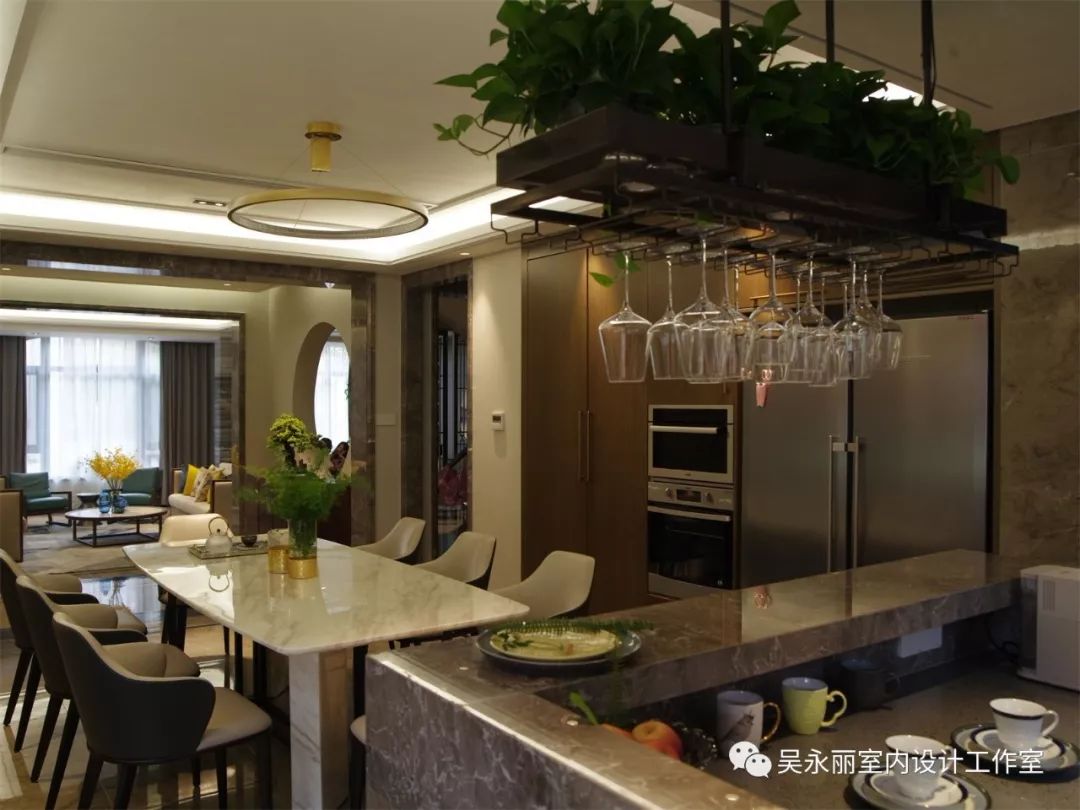 惠州御湾雅墅新中式轻奢风设计-33