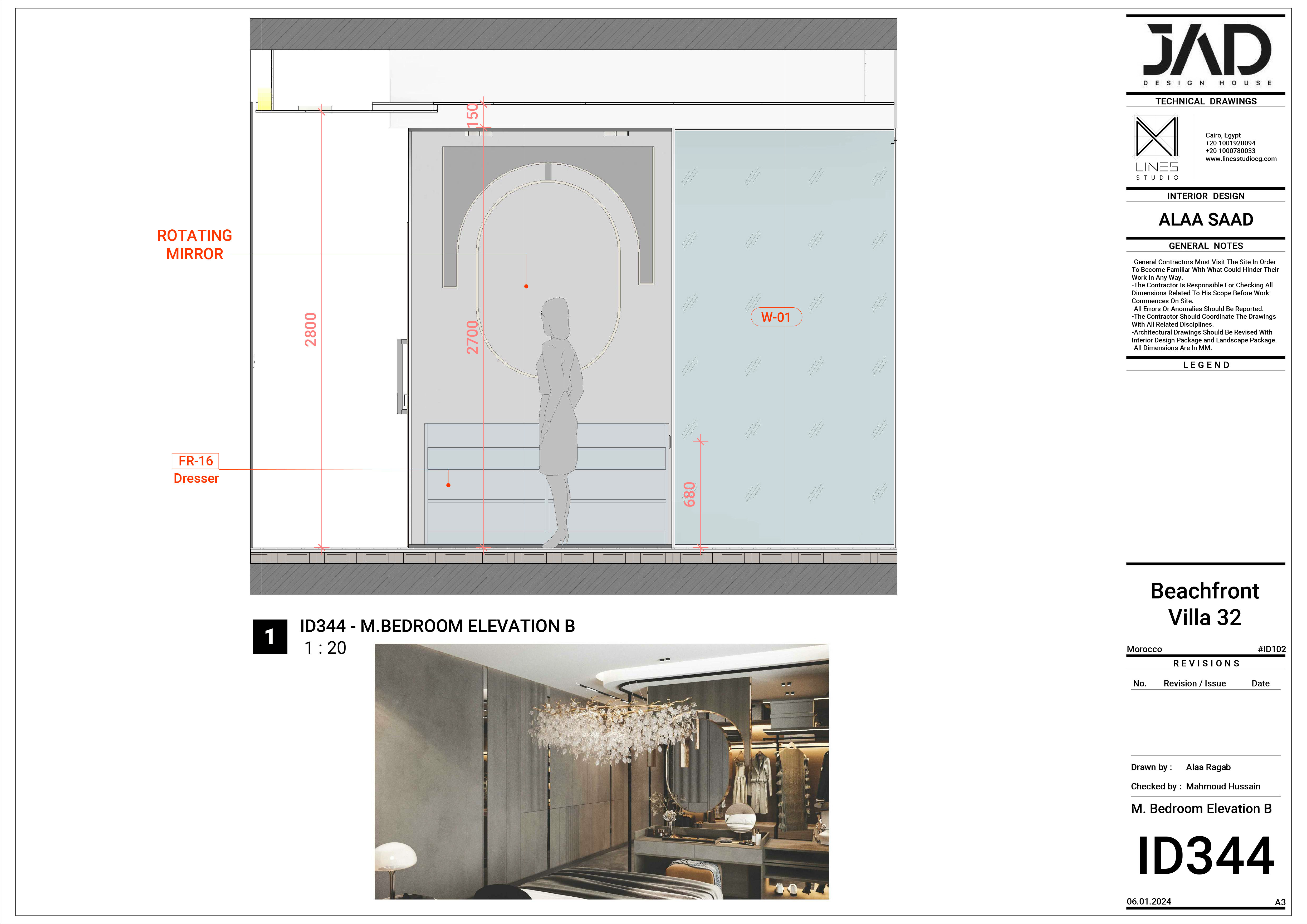 摩洛哥海滨别墅 B32 室内设计丨LINES Studio-8