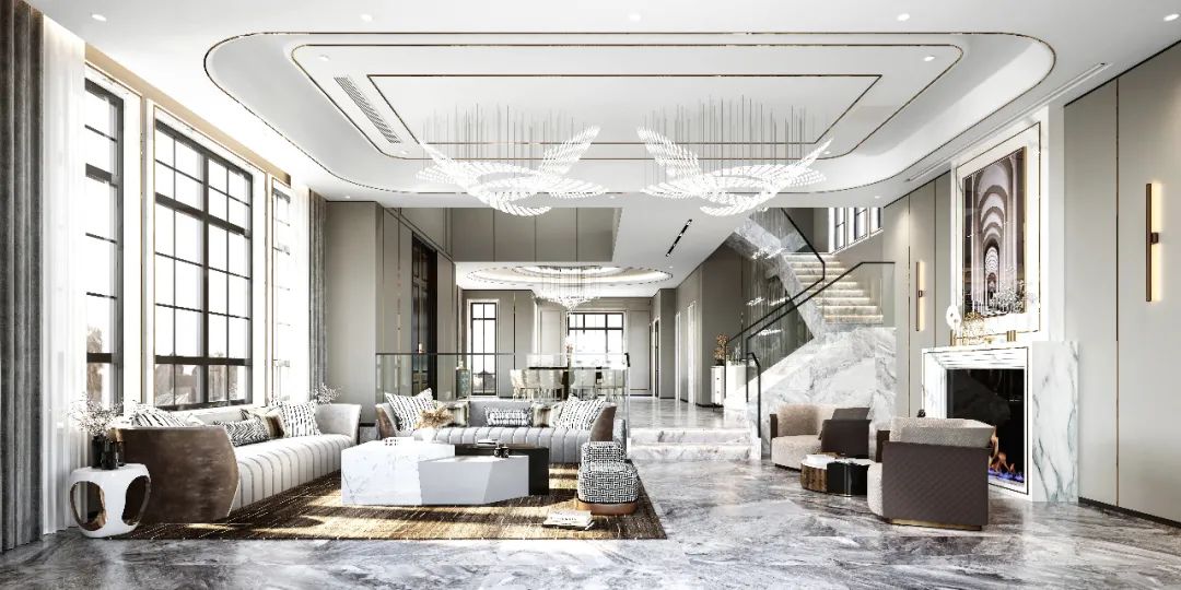 成都牧马山蔚蓝卡地亚 600㎡独栋空间设计-71