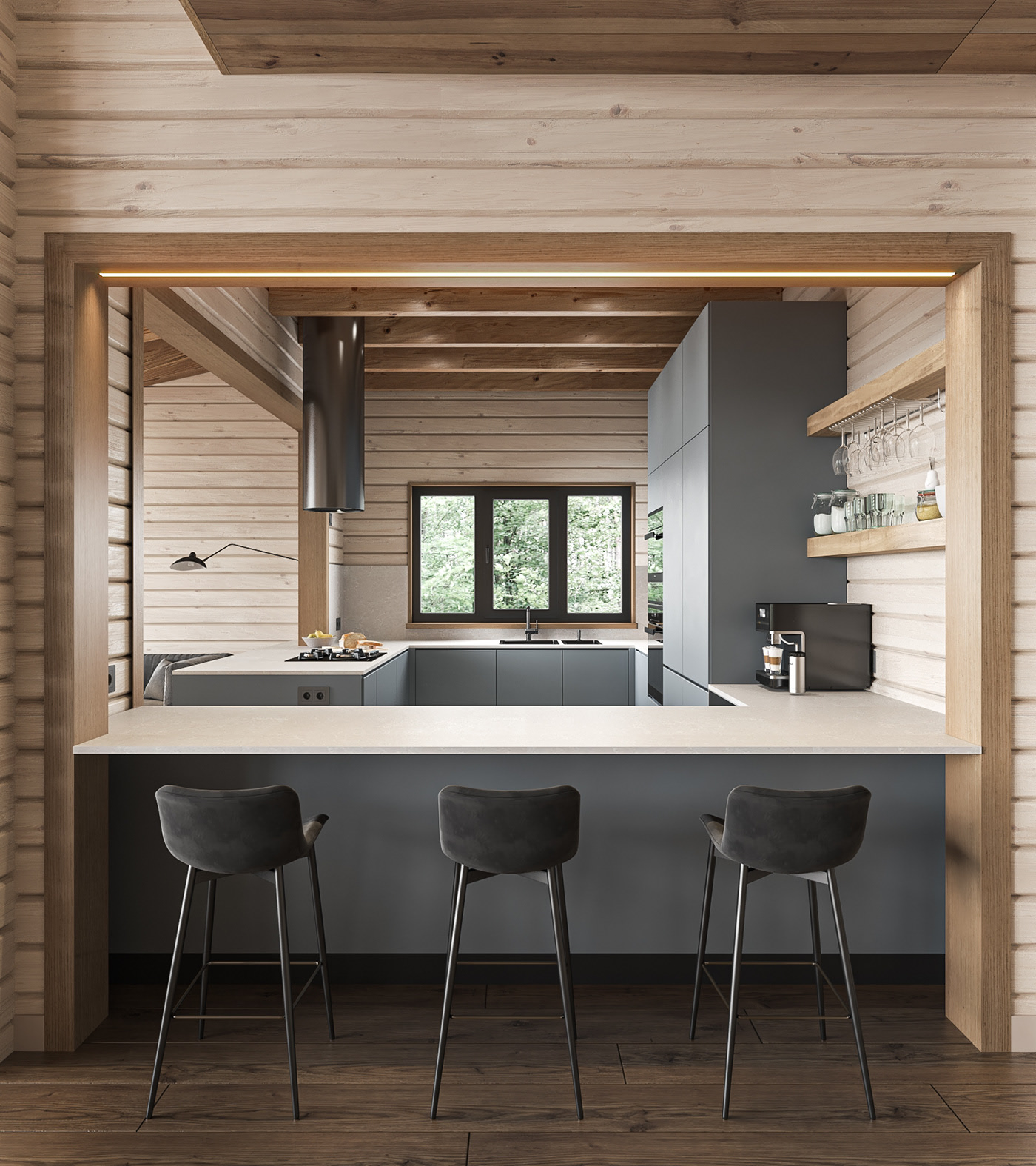 200平 木质简约别墅设计-6