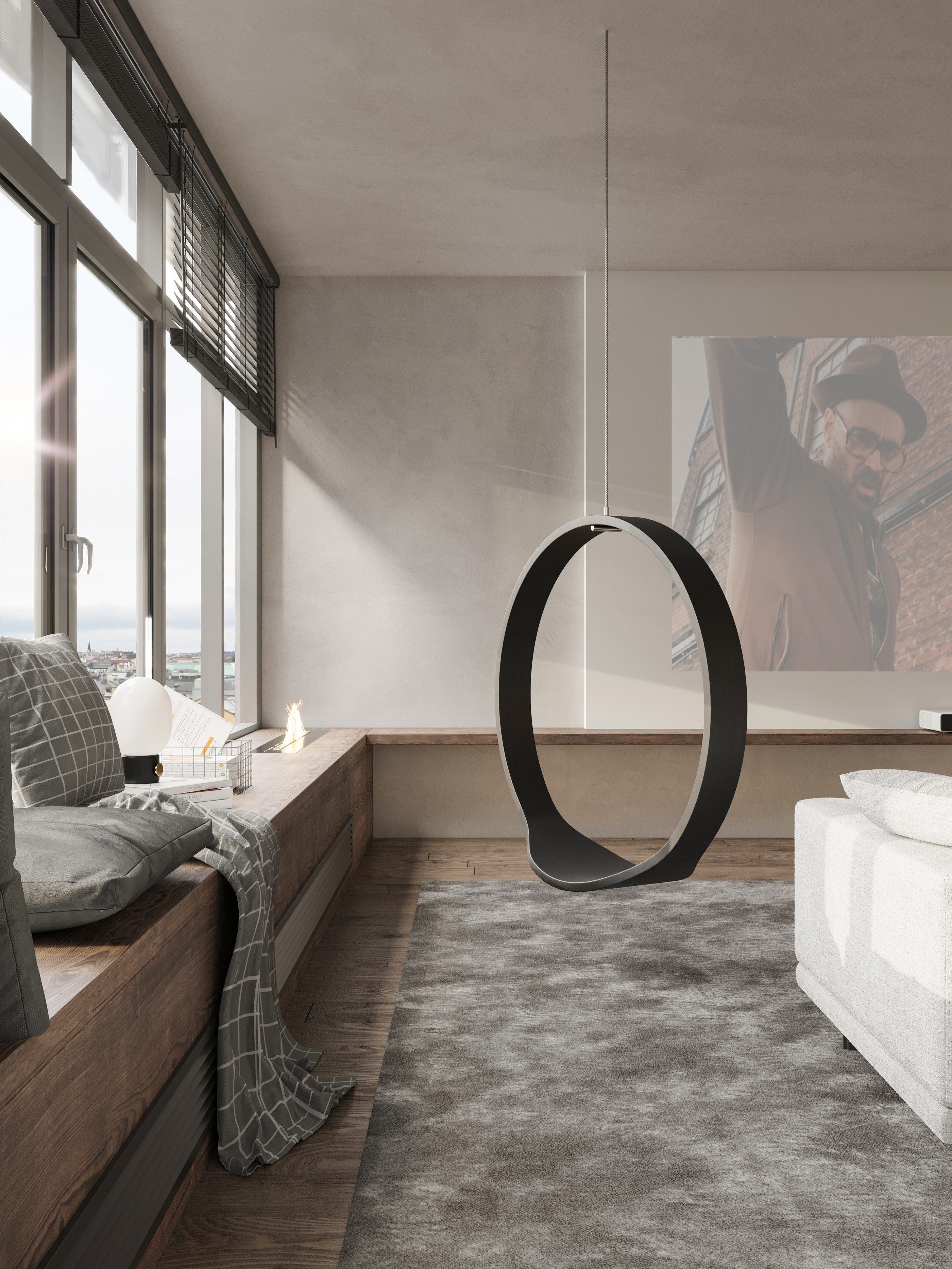 125平，现代简约空间设计                     -5