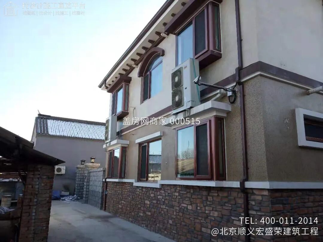 【施工队案例】安徽阜阳张家两层欧式别墅施工-17