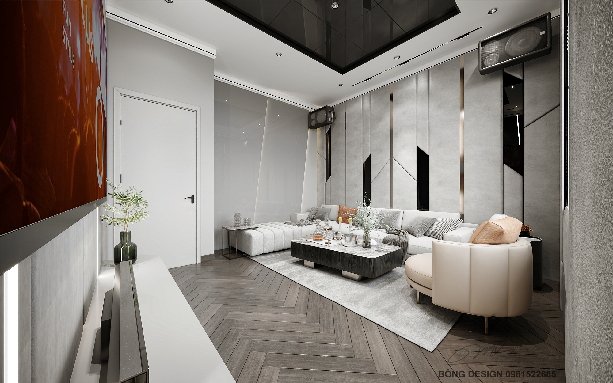 Mr Hung's House 3 楼设计项目丨越南丨Bông Thiết Kế-8