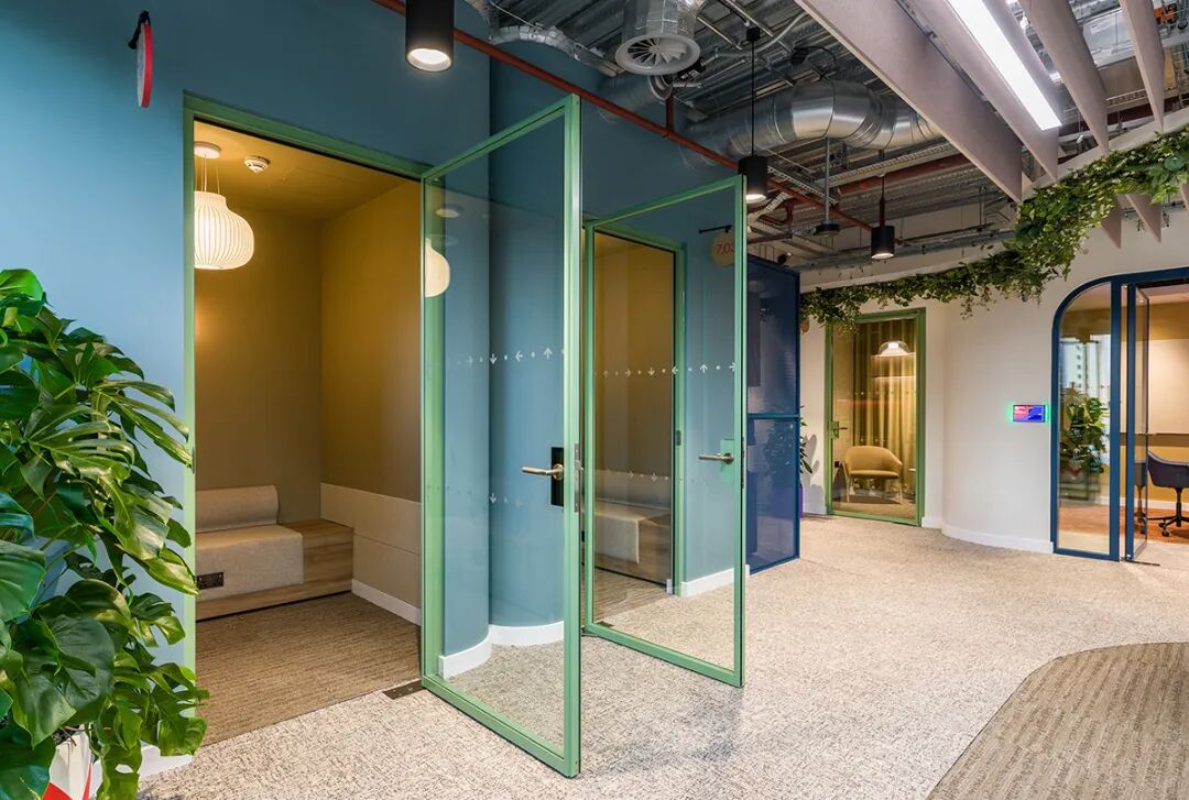 移动网络Virgin Media O2混合办公设计丨英国曼彻斯特丨SpaceInvader设计师事务所-128