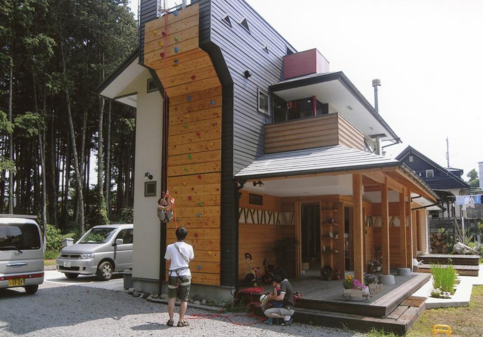 山が好き！クライミングウォールのできる家（国産自然素材）丨（株）独楽蔵（こまぐら）-4