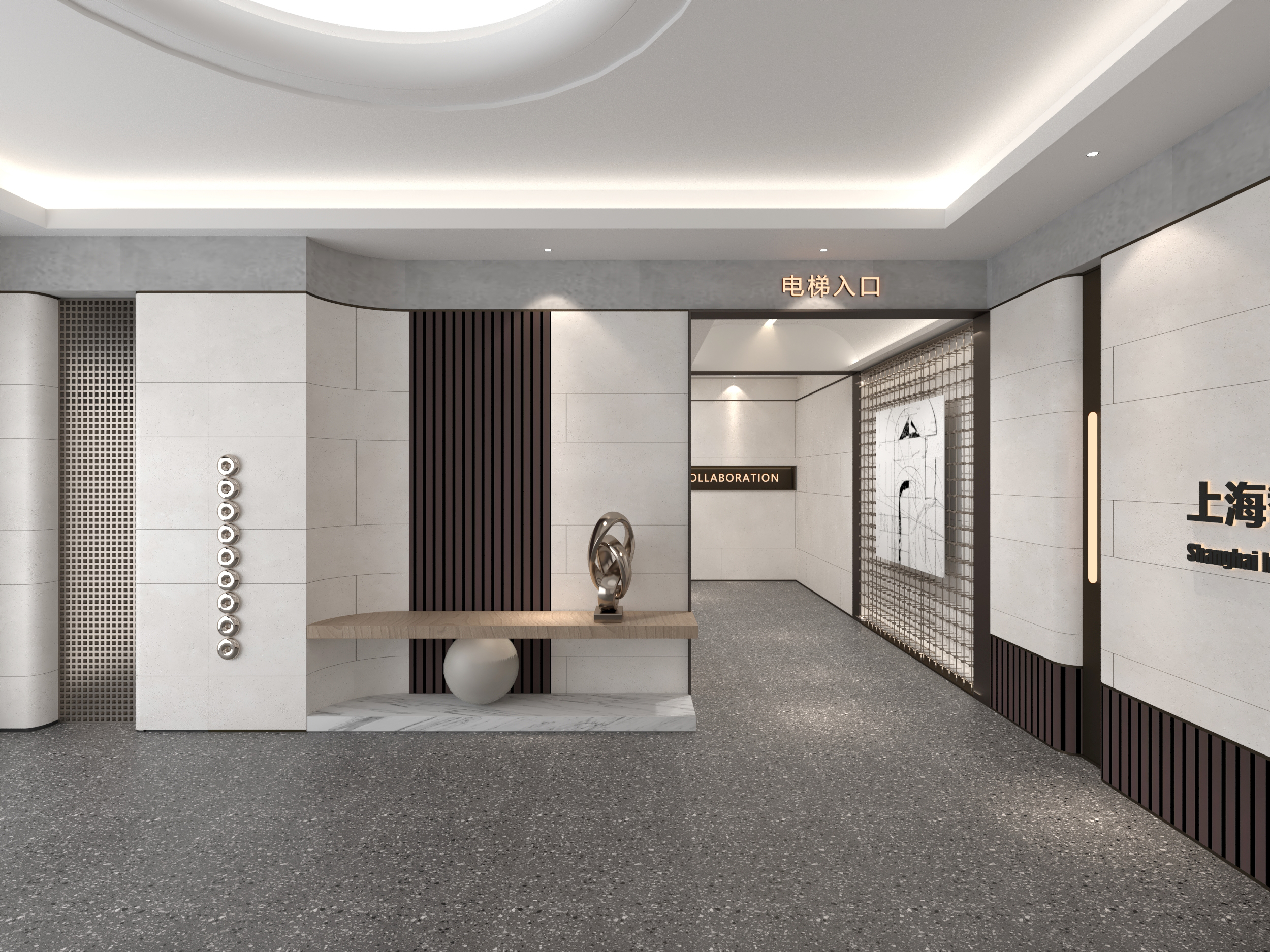 上海智能制造科技创业中心大厅设计丨中国上海丨本人-11