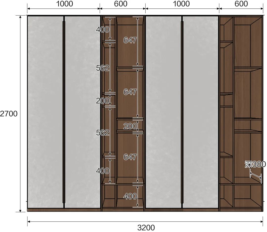 书柜设计模块分享-20