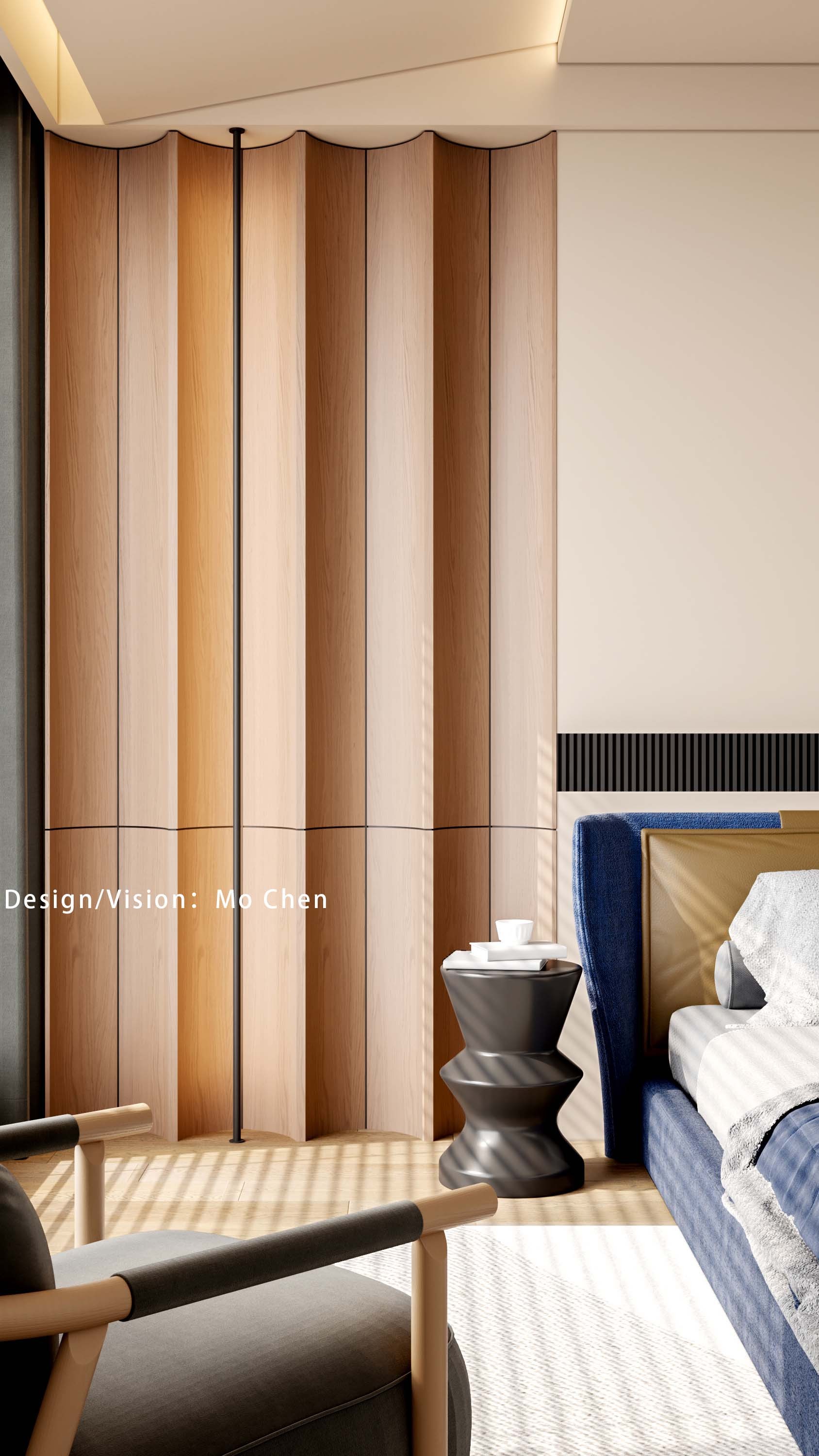 2023 现代黑白灰卧室设计典范-2