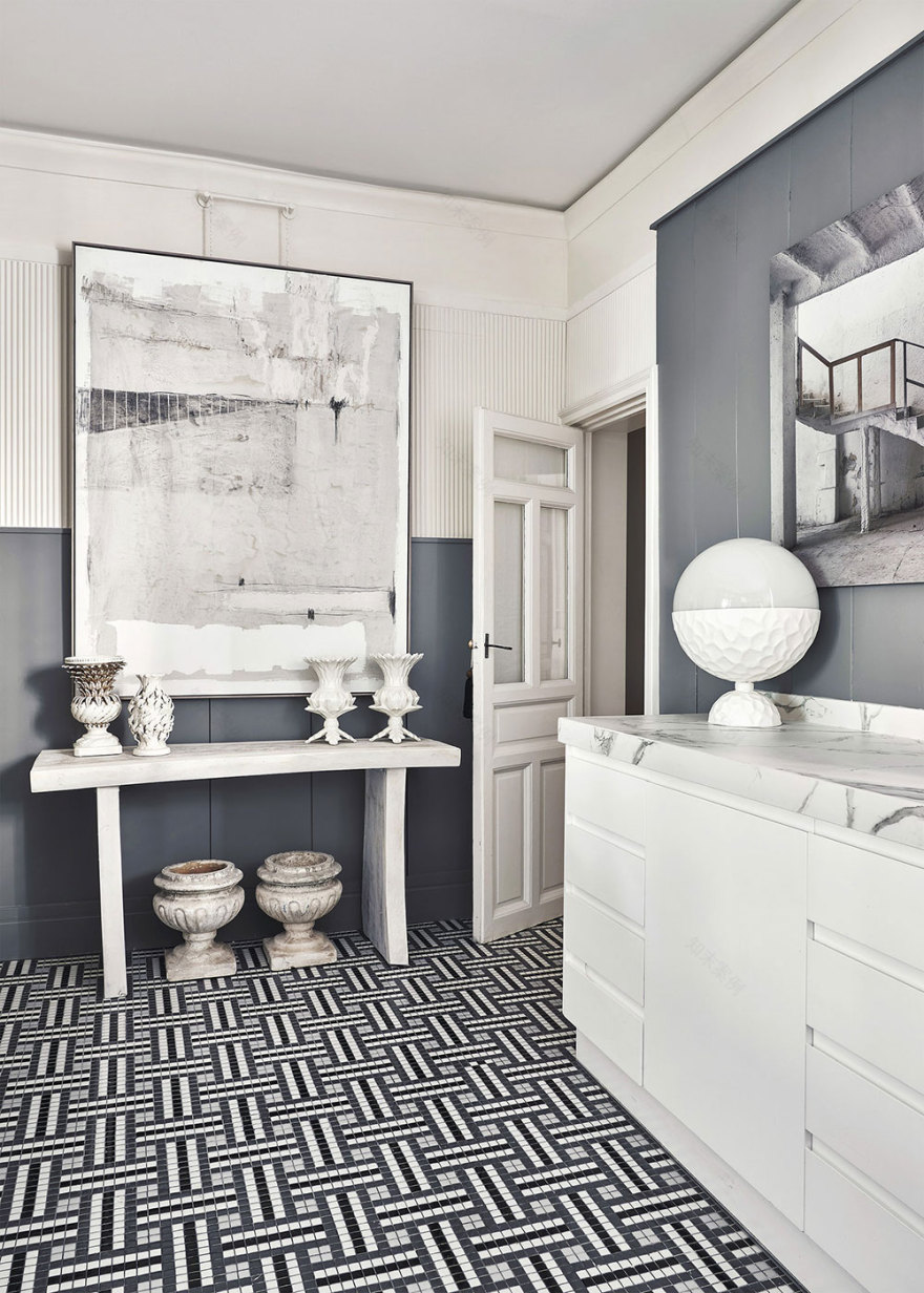 Madrid 设计师公寓 | 白色王国与质感之美-17