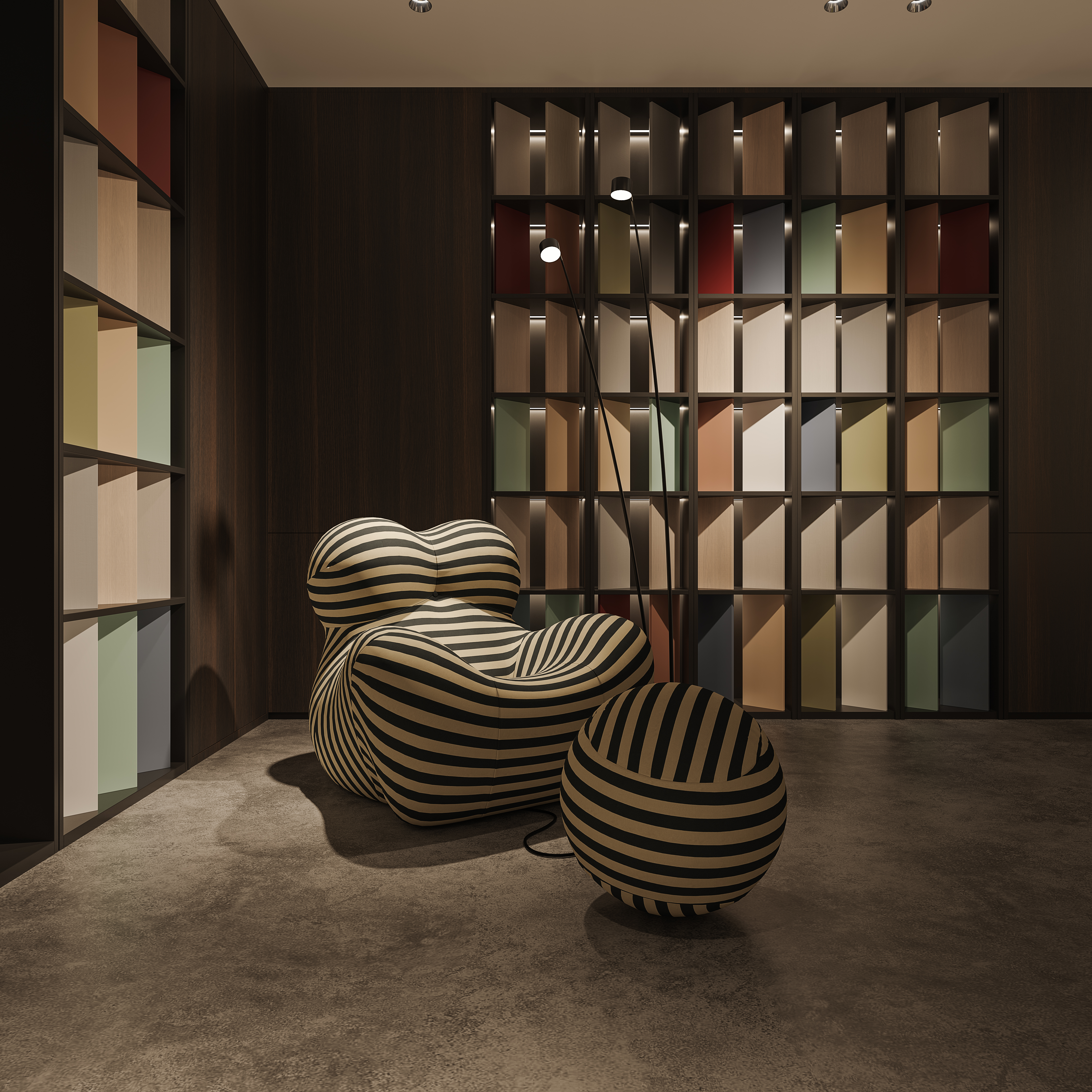 别墅室内客厅、卧室现代设计-13