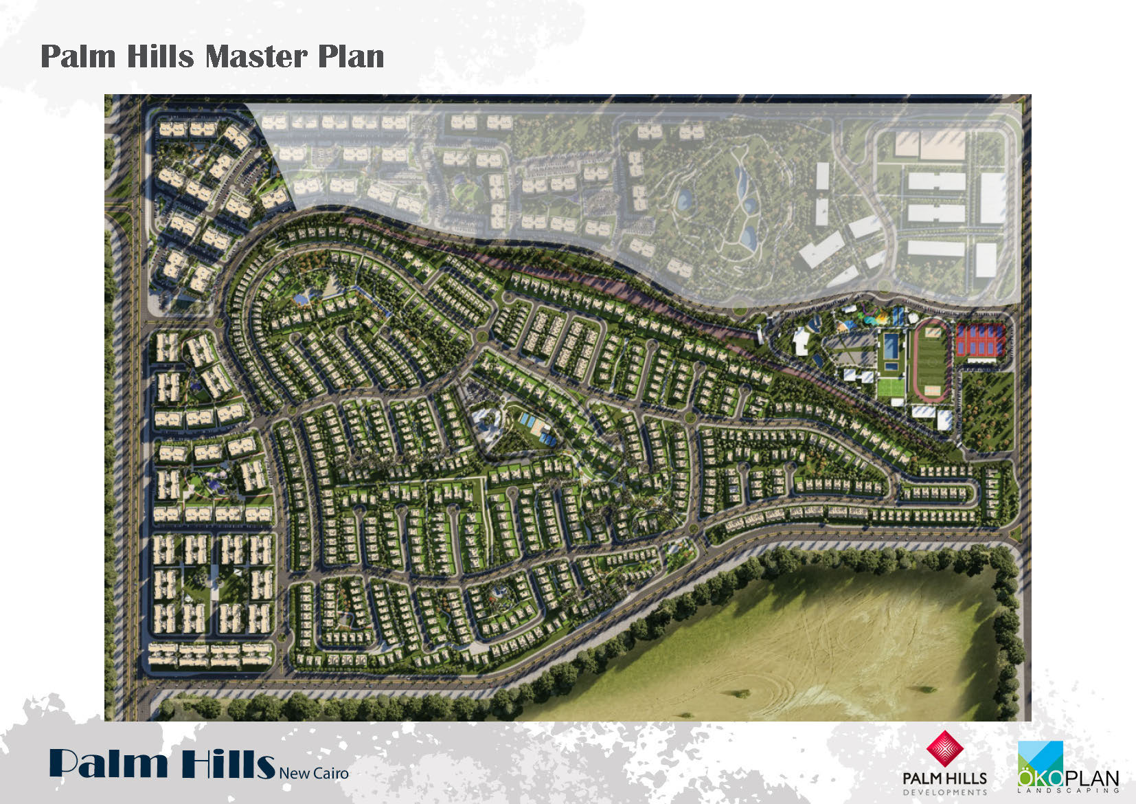 棕榈山景观草图丨EgyptCairo丨OKO PLAN Landscape-4