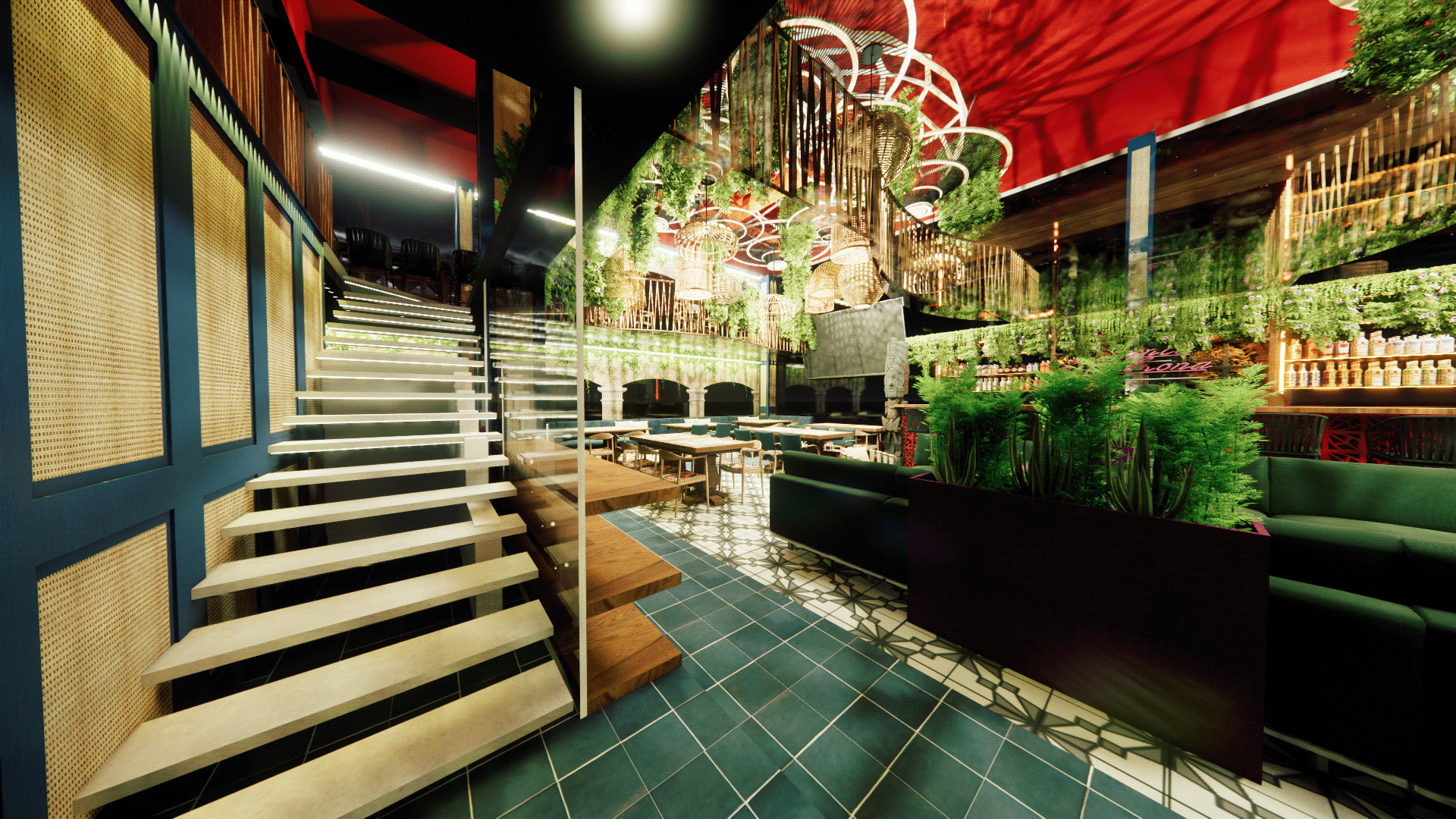 Santa Cabrona Mexican Restaurant Design-11