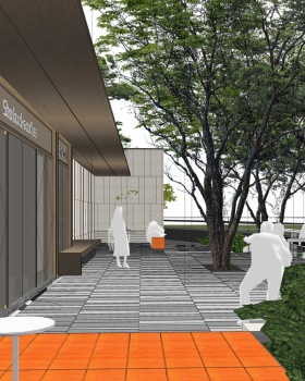 兴耀下沙15号地块示范区景观SU模型