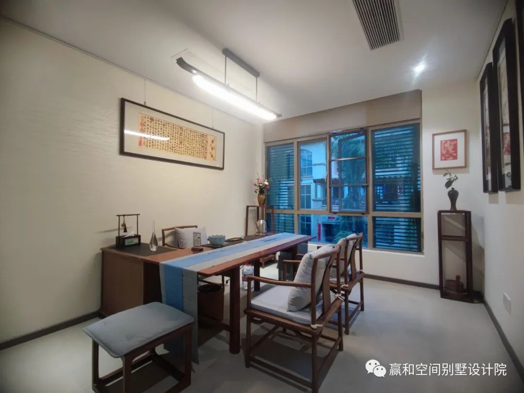 公园大地新东方美学茶室丨赢和空间-30