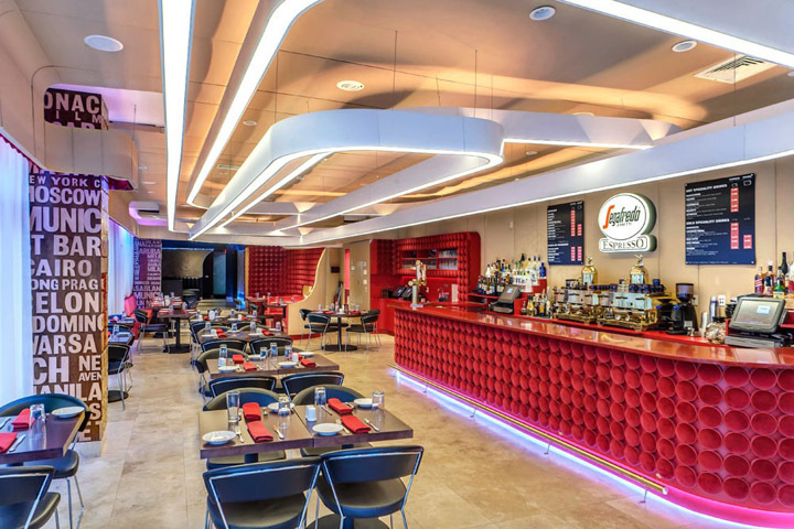 Segafredo Zanetti咖啡馆室内设计丨美国纽约丨Bluarch Architecture建筑工作室-13