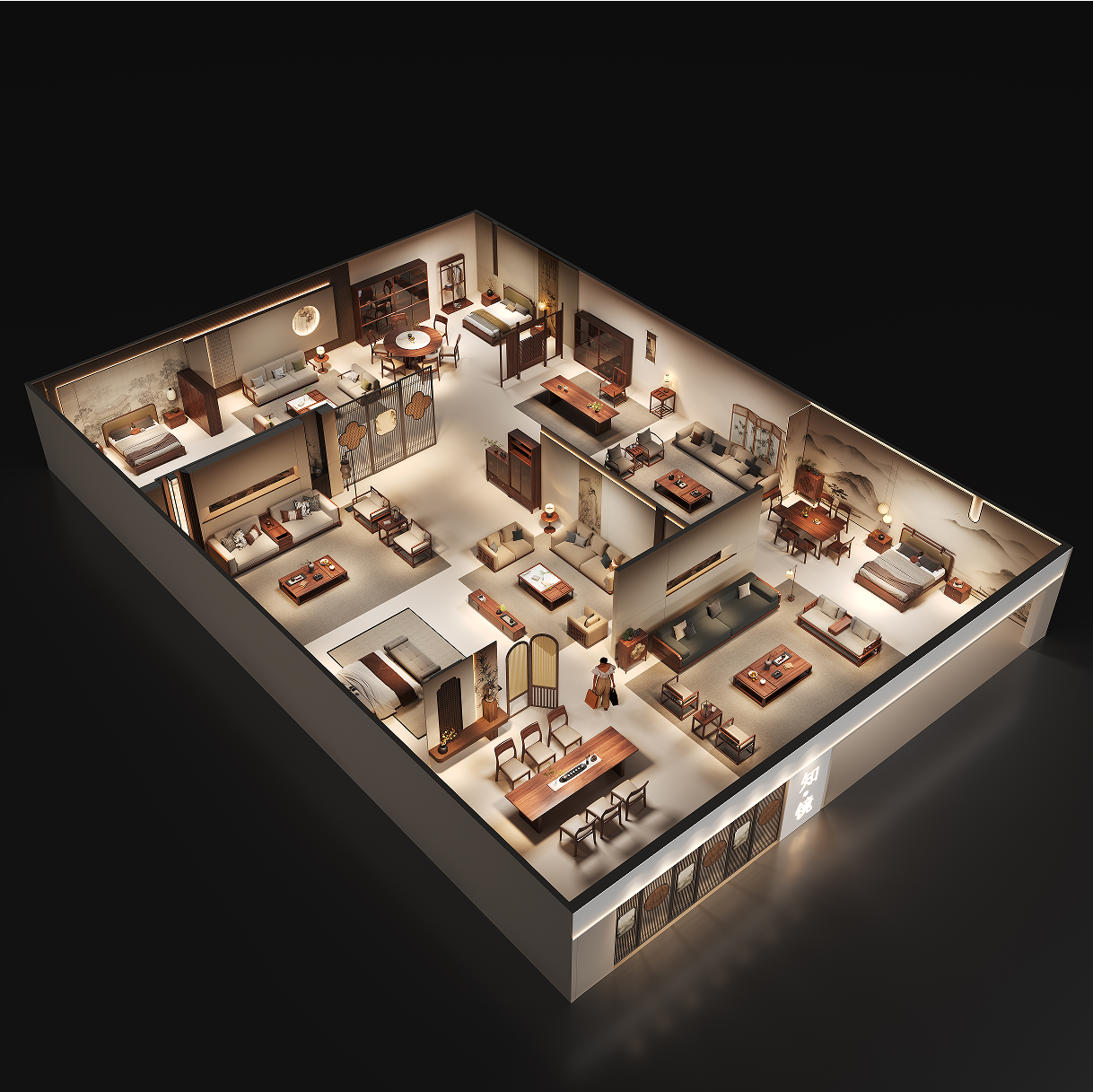 近期的一些作品 效果图 家具效果 -25