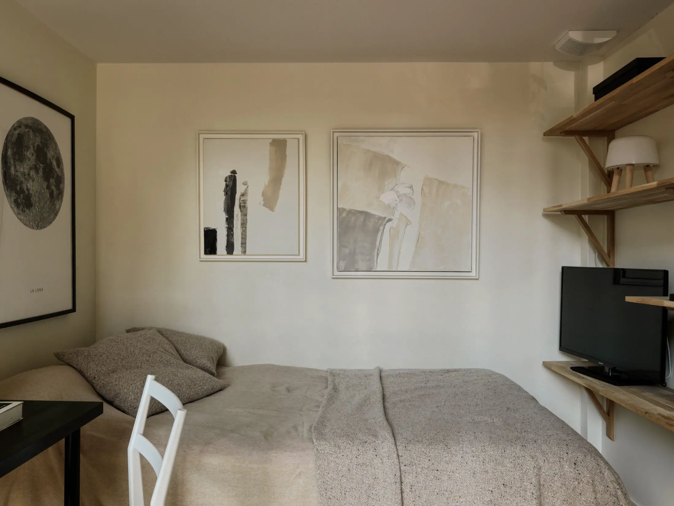 瑞典工业风迷你复式小 loft，绿色点缀完美空间-13