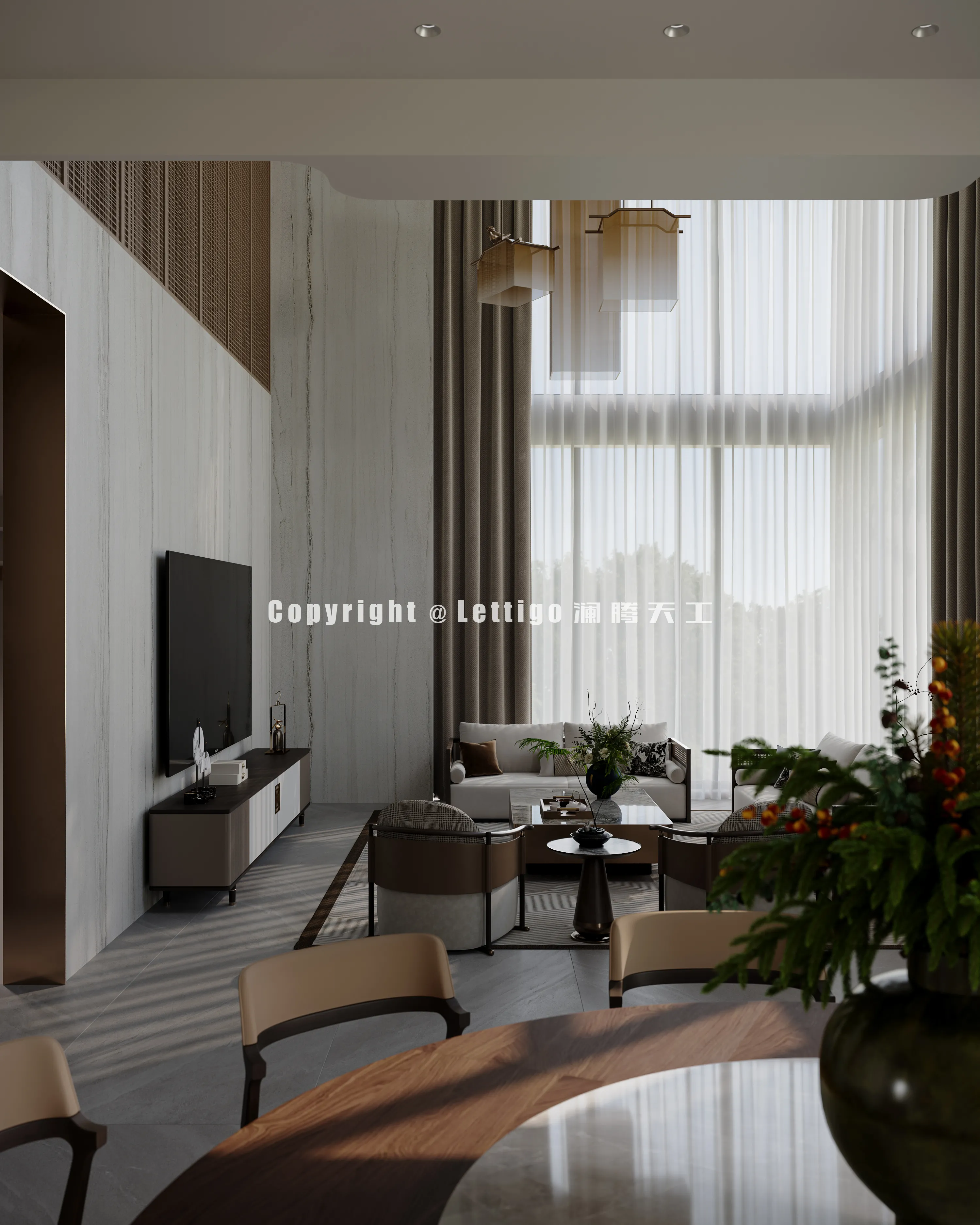 别墅 质朴与光影-3