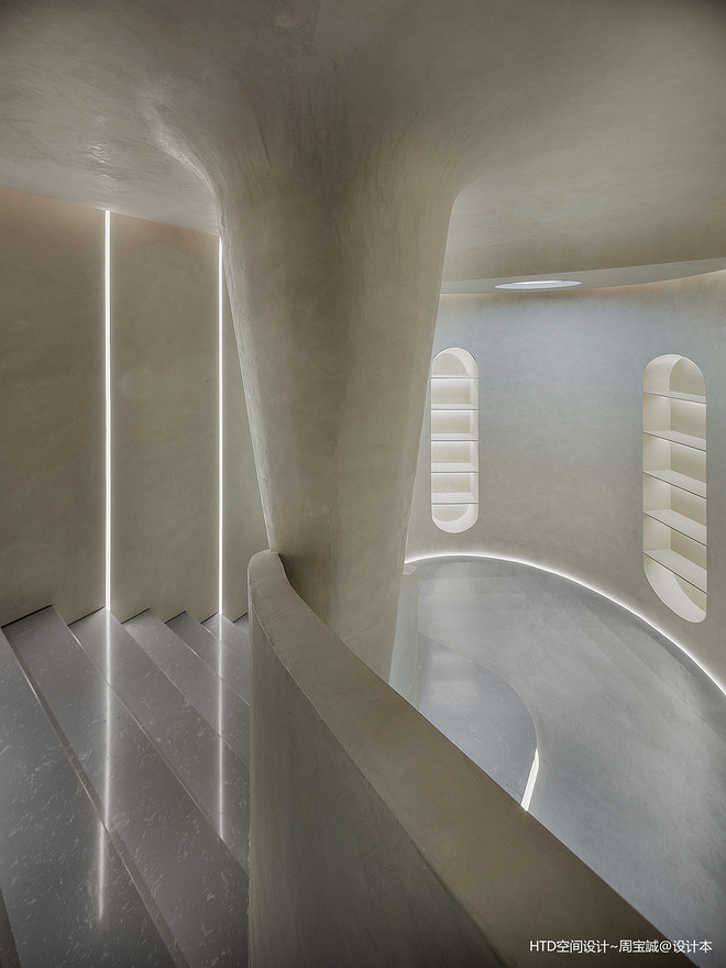 70万元商业展示300平米装修案例·侘寂美学·医美空间-23