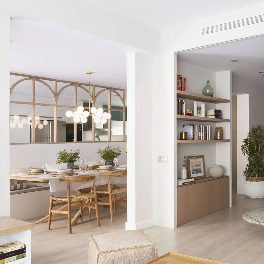 巴塞罗那 130m2 公寓 | 光线与空间的完美结合-1