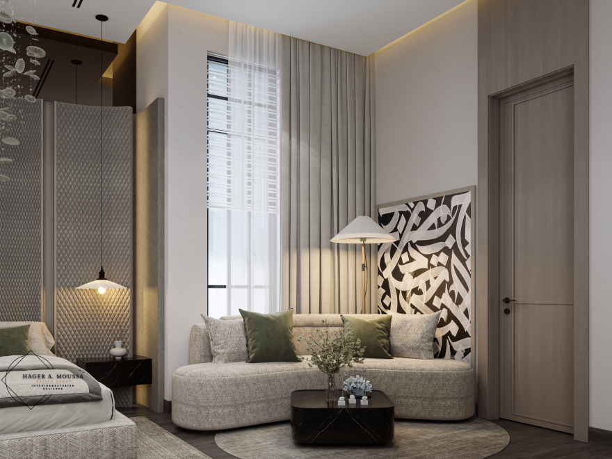 现代主卧室设计丨埃及-4