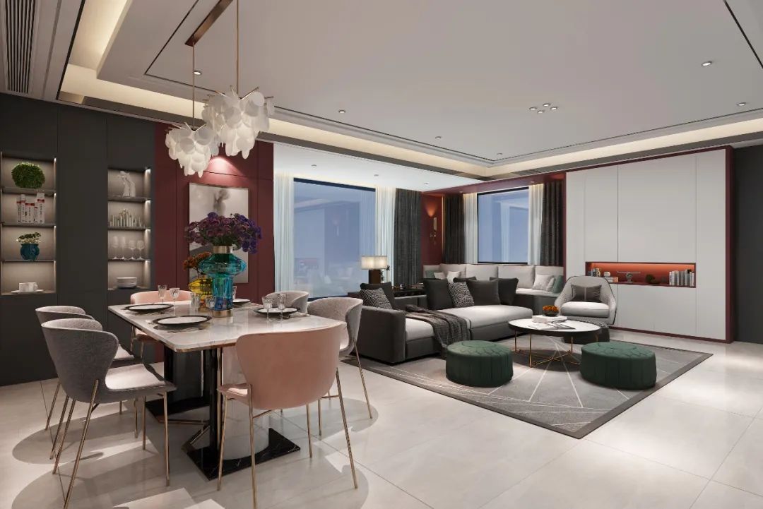 现代轻奢风格典范,彰显色彩魅力-13