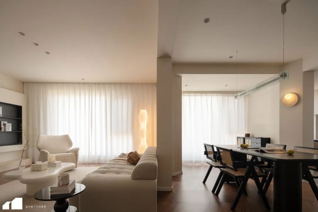 奶油风私宅设计丨留白屿下空间建筑-26