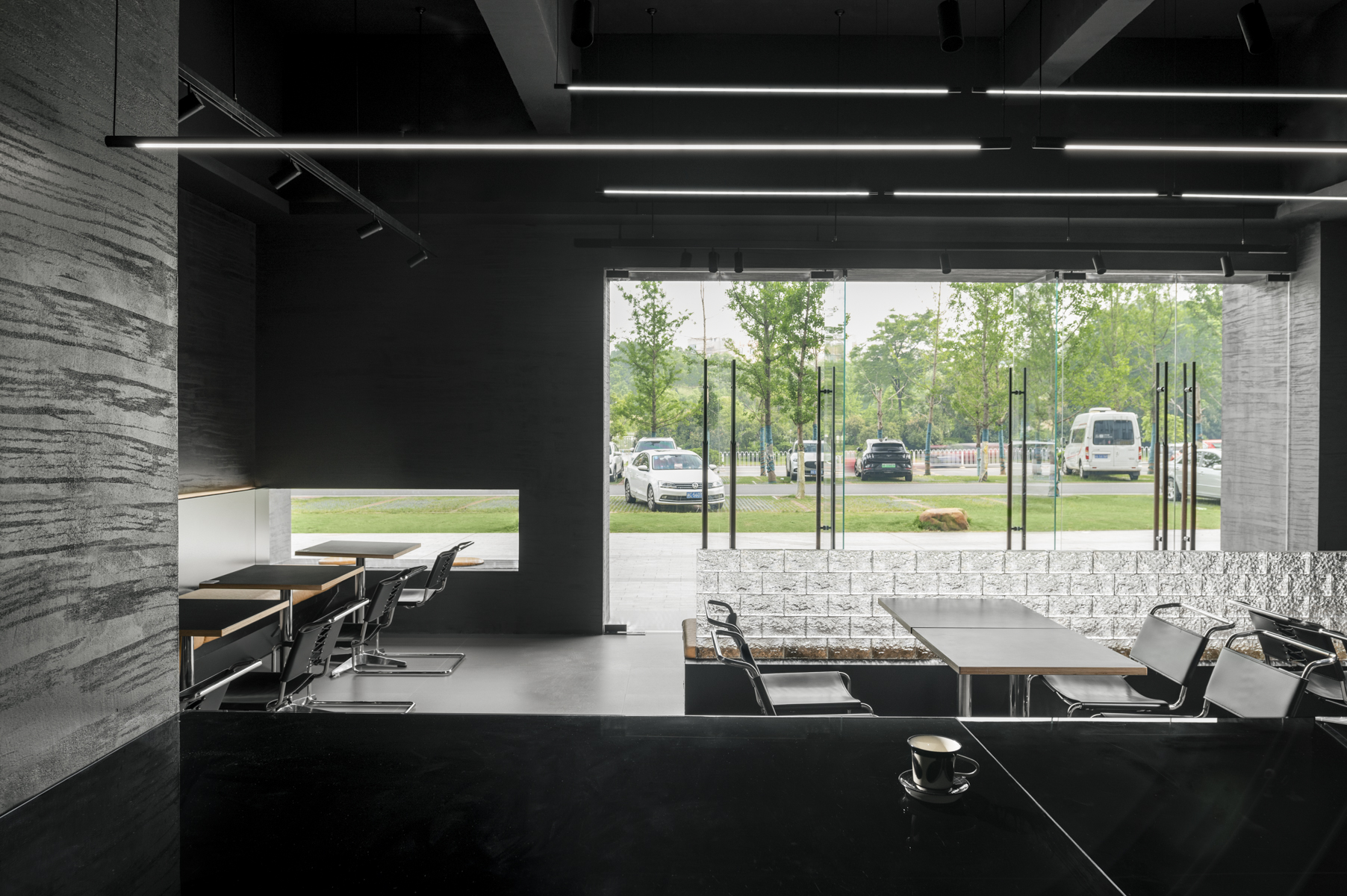 质感咖啡空间设计丨拾素设计-14